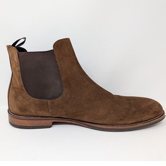 To Boot New York Shelby Suede Chelsea Boots Brown Size 15 Italy main image 13